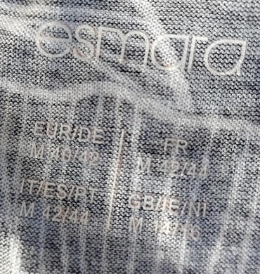 Čiernobiely letný overal, esmara,40