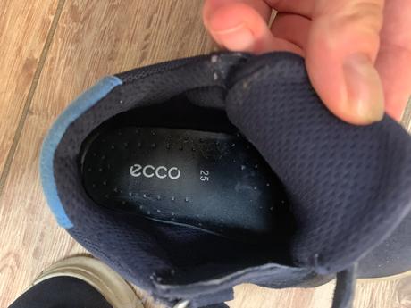 Ecco prechodné kožené tenisky 25, ecco,25