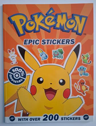 Knižka pokémon s aktivitami a nálepkami, 