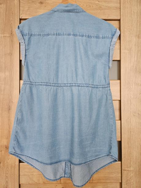 Tehotenský riflový top, h&m,xs