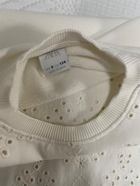 Mikina zara krémová, zara,134