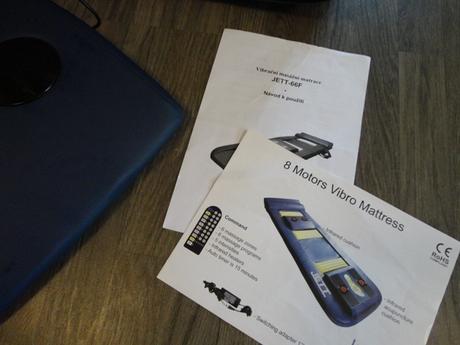 Vybračný masážny matrac jeff, 