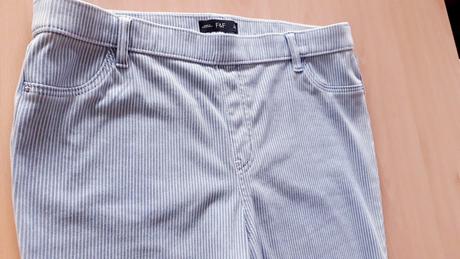 Prúžkované nohavice 44, f&f,44