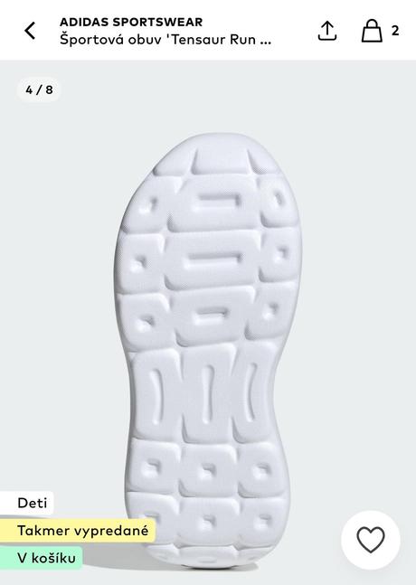 Tenisky adidas v.36 2/3 s visačkou, adidas,36