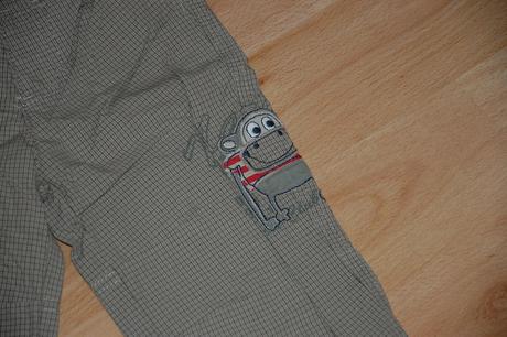 Tenké nohavice s opičkou, next,86