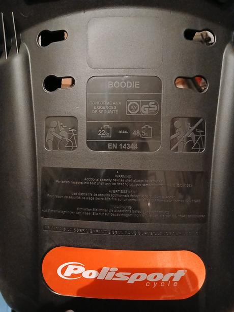 Detská sedačka na bicykel-zadná, 