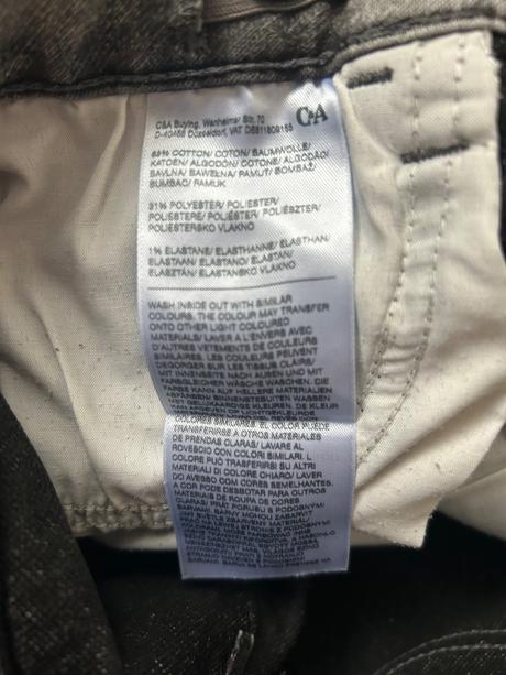 Chlapčenské rifľové kraťasy, c&a,134