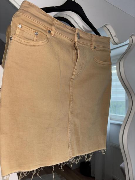 Horčicová sukňa amisu 34/36, amisu,34 / 36 / s / xs