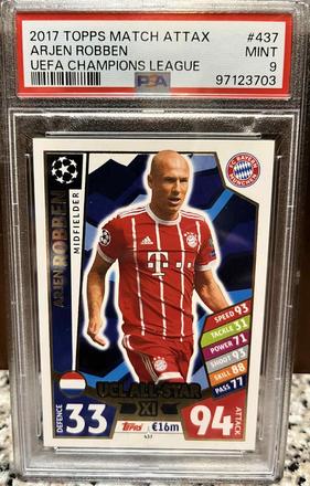 Futbalová karta - arjen robben, 