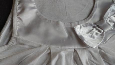 Biele tenučké vzdušné tielko s mašľou v.116-122, terranova,116