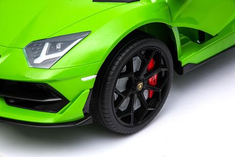 Elektrické autíčko lamborghini aventador zelené,