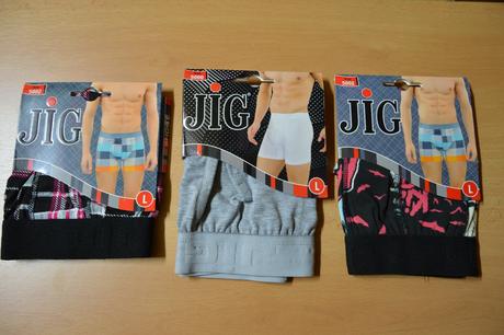 Pánske boxerky čierne jig, l - xxxl