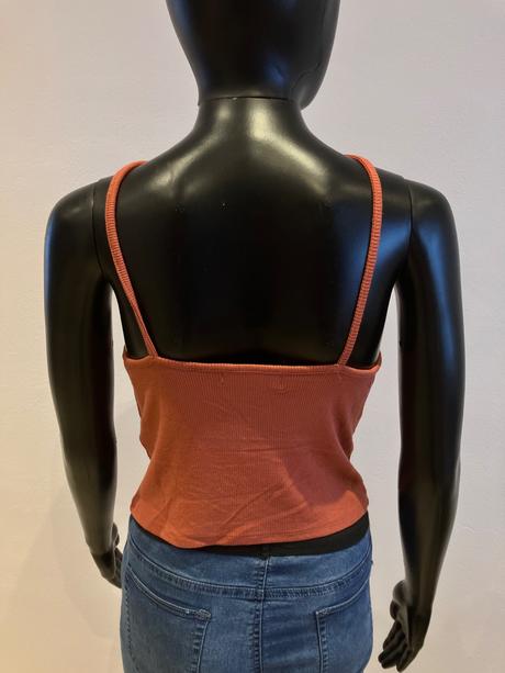 Dámske rebrované tričko bershka (l/30), bershka,l