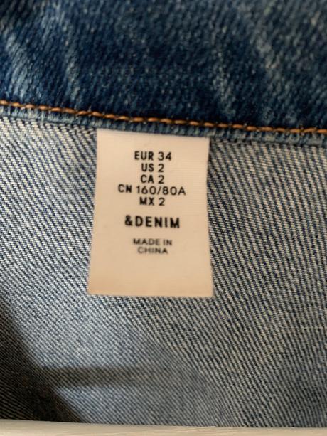 Denim bunda, h&m,s