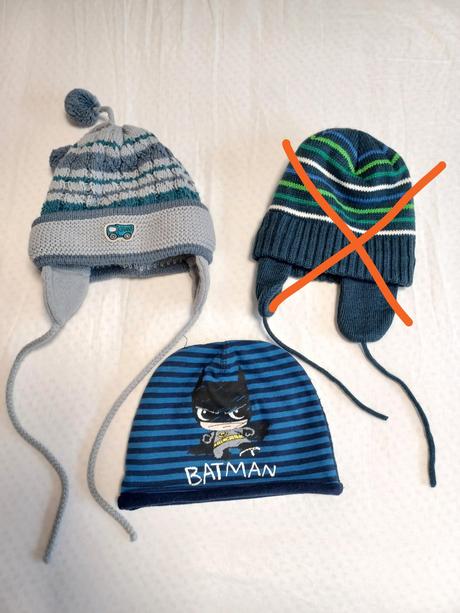 2x čiapka cca v. 92 (2 roky), h&m,92