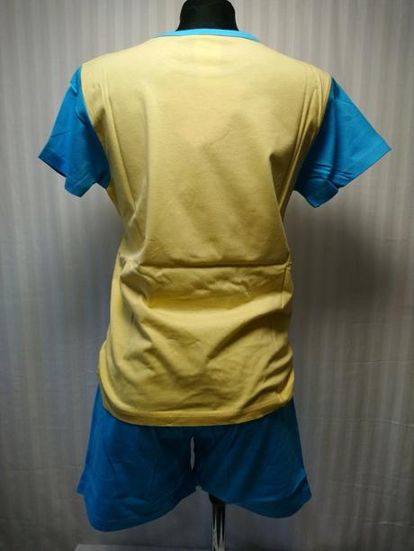 Dvojdielne pyžamo žlto modré, iris flower, xl, xl