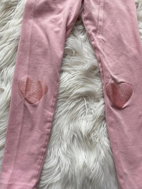 Leginy h&m so srdiečkami, h&m,110