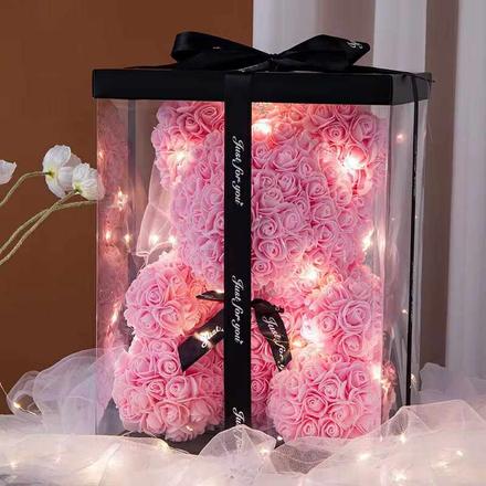 Medvedík z ruží v bixe, 