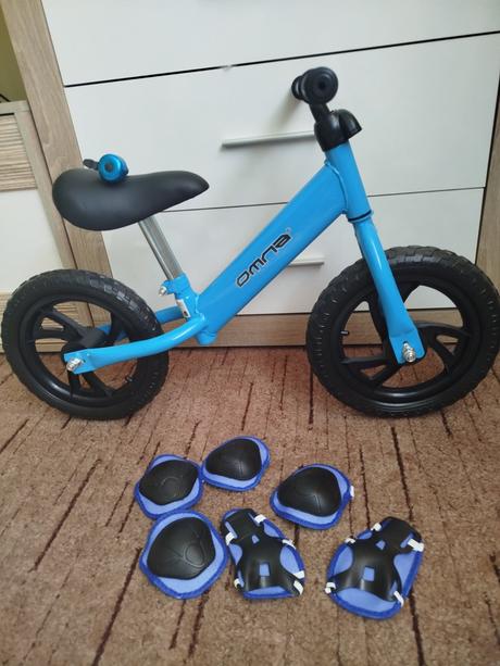 Odrážadlo s chráničmi+ grátis prilba, 