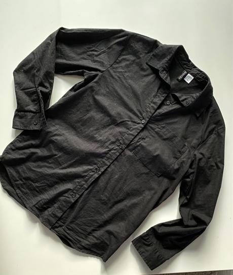 Popelinova košeľa, h&m,s