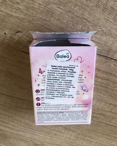 Nové tuhé mydlo balea fairytale, 100 g, 