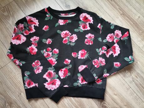 Mikina s ružami, sinsay,164