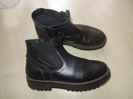 Vyššie celokožené topánky zara /36/, zara,36