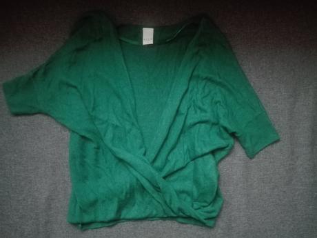 Zelený sveter s krátkym rukávom zn. vila veľ. s, s