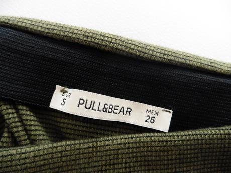 Sukňa s vysokým pásom, pull&bear,s