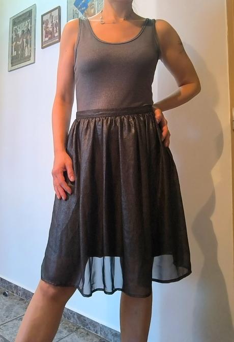 Dámska sukňa+body cropp, s