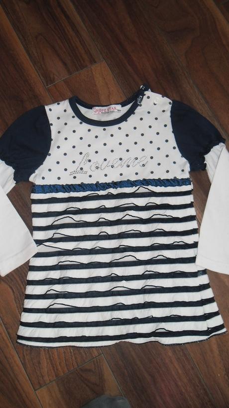 Predlžene tričko,alebo mini šatičky, 98