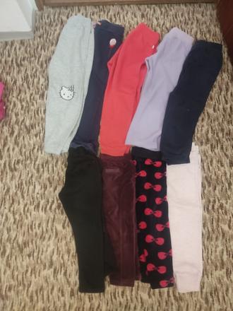 Tepláky zateplené nohavice 3 až 5r, 104–116