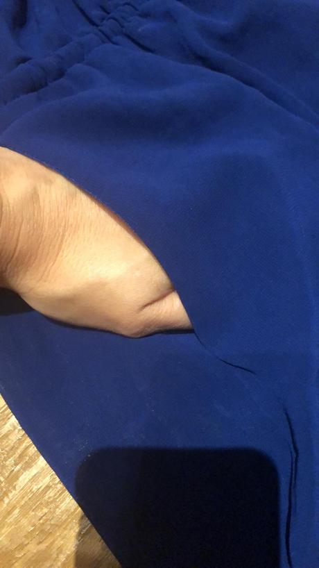 Mango - namornicky modra farba / saty, mango,s