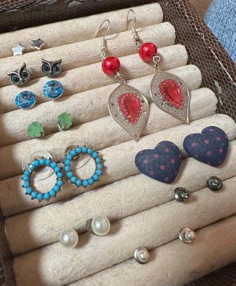 Náušnice 10 párov, 