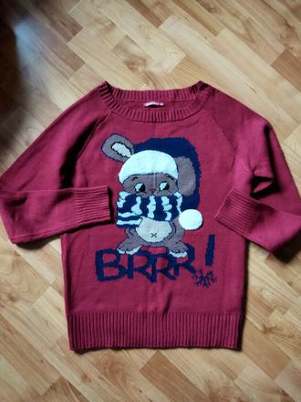 Vianočný ,zimny svetrík, terranova,m