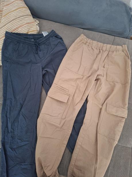 2x tensie nohavice, c&a,164