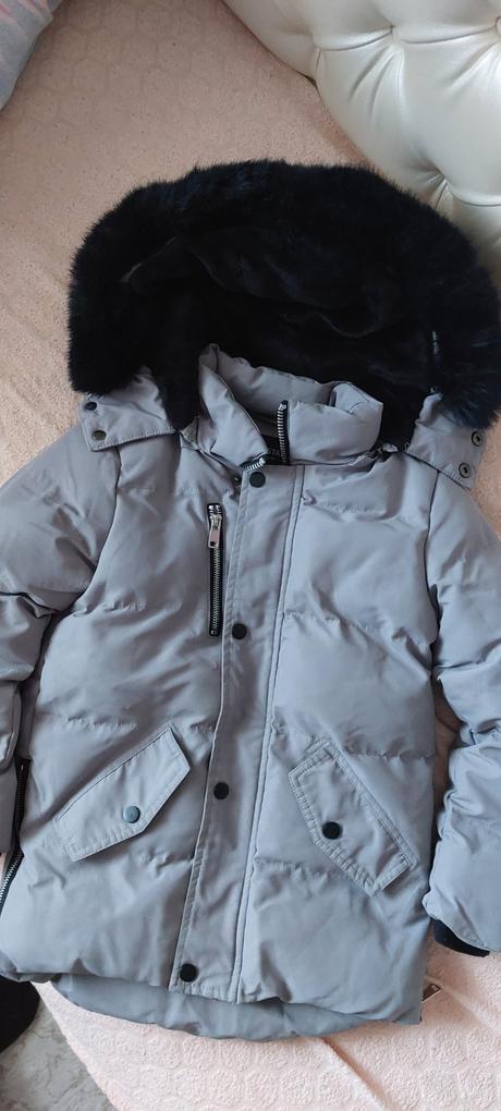 Hrubá luxusná bundička na zimu, 110