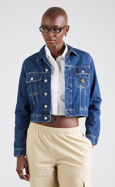 Riflová bunda ck, l