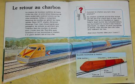 Les trains - kniha o vlakoch vo francúzštine, 