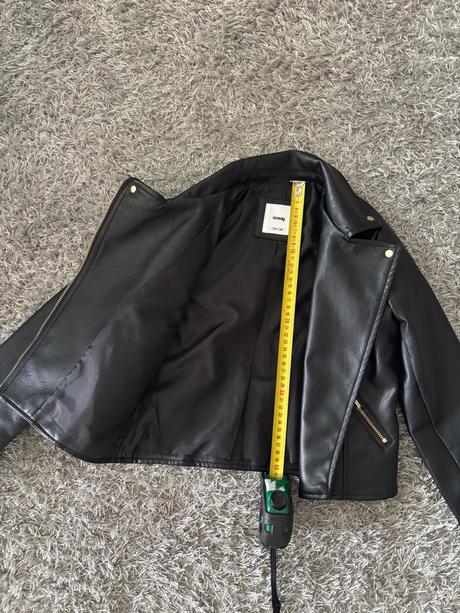 Koženková bundička pre dievčatko, sinsay,134