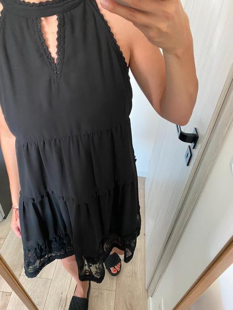 Čierne šaty, vero moda,l