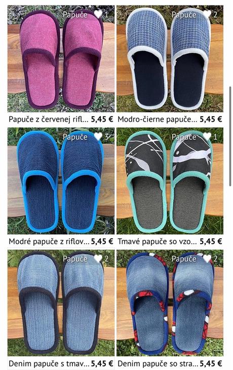 Papuče veľ 39-40, 39