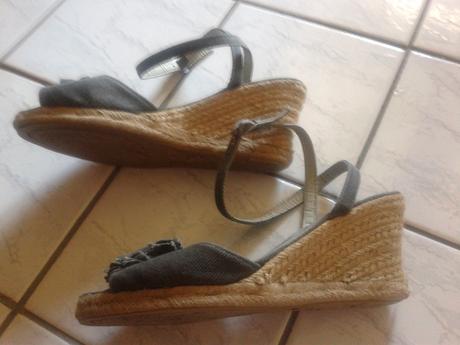 Rifľové sandalky, 40