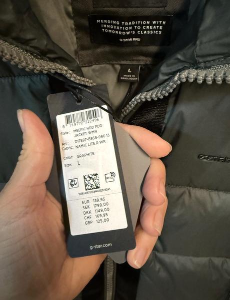 Dámska bunda, g-star raw,l