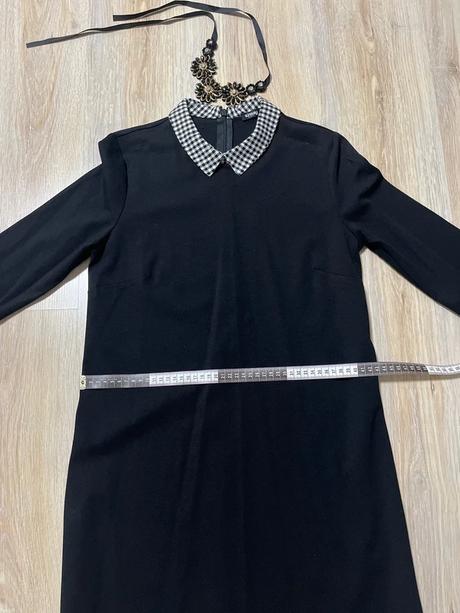 Čierne šaty + náhrdelník, sinsay,m