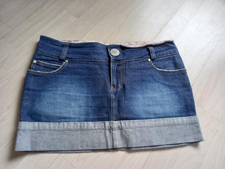 Riflová sukňa, new look,l