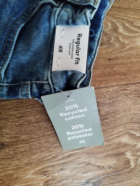 Riflové kraťasy, h&m,146