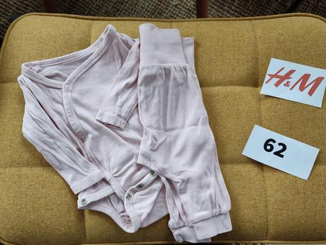 Zavinovacie body+legíny, h&m,62