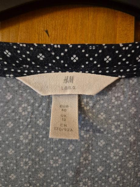 Modré kratšie šaty 40, h&m,40