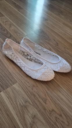 Biele balerinky c.37, 37